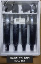 1997-2005 MODEL VOLKSWAGEN PASSAT 3B0 837 207 NUMARALI ÇIKMA ORJİNAL KAPI KOLU SET