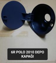 2010-2018 model Volkswagen Polo 6R0809857L numaralı çıkma orjinal depo kapağı