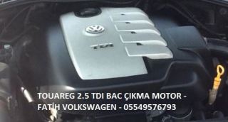 TOUAREG 2.5 TDI BAC ÇIKMA MOTOR 5 SİLİNDİR 2500CC DİZEL ORJİNAL DÜŞÜK KM